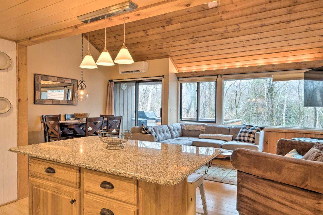 Updated Loon Townhome With Mtn Views And Ski Shuttle! Lincoln Bagian luar foto
